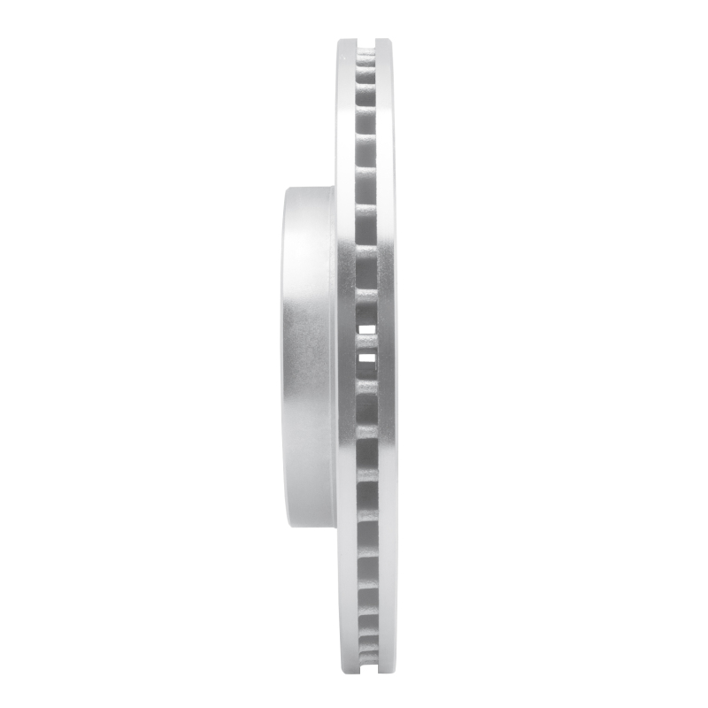 Subaru Forester Brake Rotor (1) - Front Right - R1 Concepts - Drilled & Slotted - Silver - `19-`24